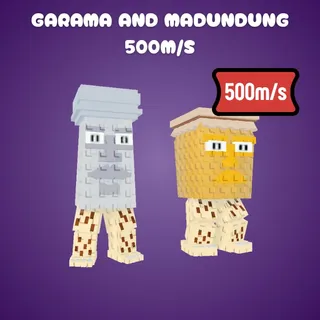 Garama and Madundung 500m/s