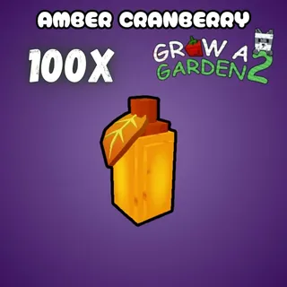 100x Amber Cranberry