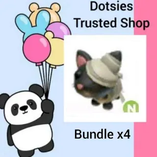 Bundle | X4 NBlack  Mummy Cat