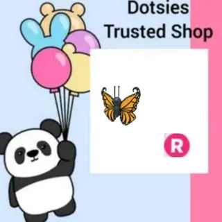 R Orange Butterfly