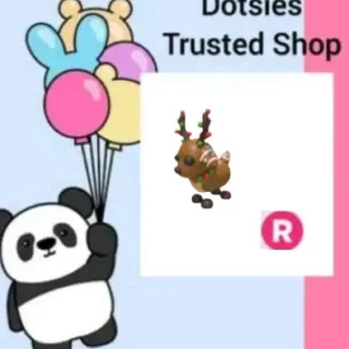 R Gingerbread Reindeer