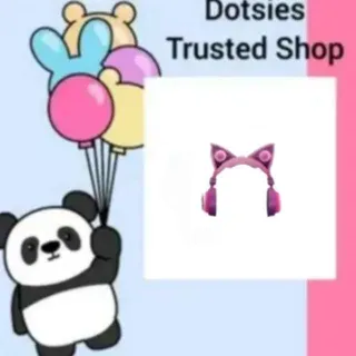 Pink Cat Ear Headphones