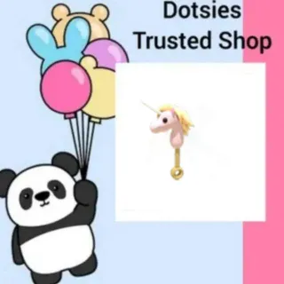 Golden Maned Unicorn Rattle