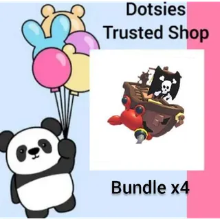 Bundle | X4 Pirate Hermit Crab