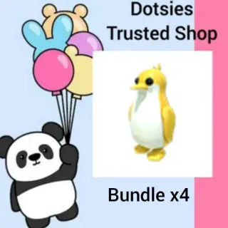 Bundle | X4 Golden King Penguin