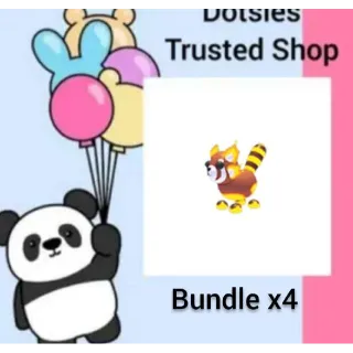 Bundle | X4 Toasty Red Panda