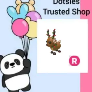 R Gingerbread Reindeer