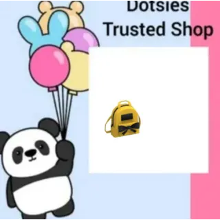 Pet Wear - Yellow Designer Backpack