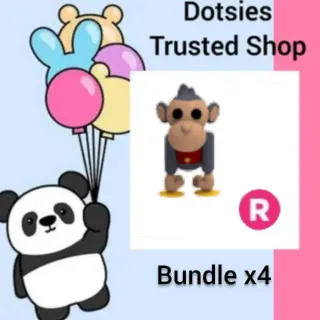 Bundle | X4 R Toy Monkey