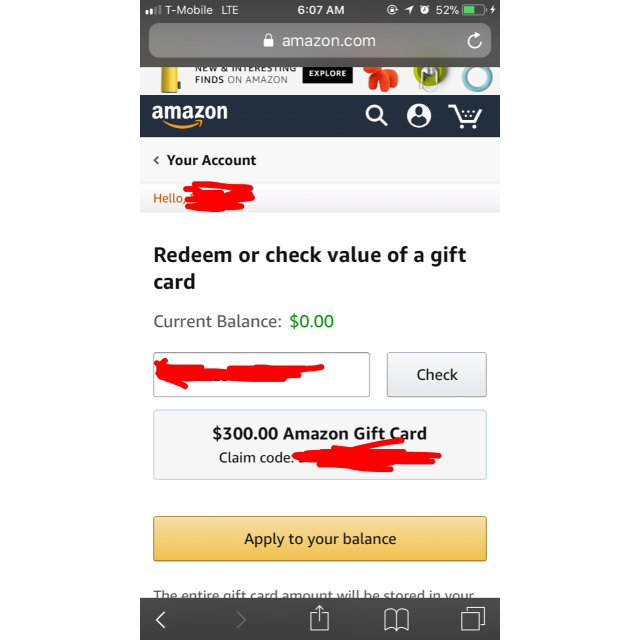 300 Amazon Gift Card Other Gift Cards Gameflip - 