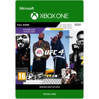 UFC 4 (XBOX ONE / SERIES X|S) XBOX LIVE KEY ARGENTINA INSTANT DELIVERY