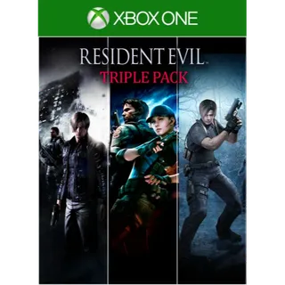 RESIDENT EVIL TRIPLE PACK XBOX LIVE KEY ARGENTINA INSTANT DELIVERY