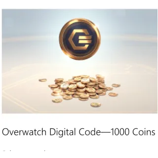  Overwatch 2 Digital Code - 1000 COINS