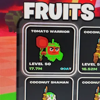 TOMATO LVL 50 17.7M