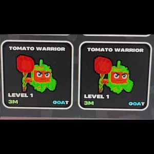 2x TOMATO WARRIOR