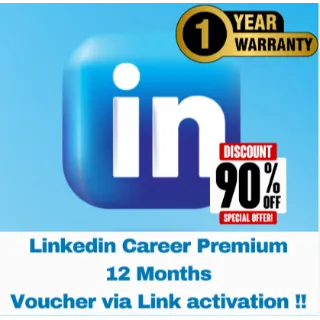 LinkedIn Premium Carrer 12 Months🔑 Redeem Value 348$