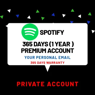 Spotify Premium 1 Year Upgrade Your Own E-mail 