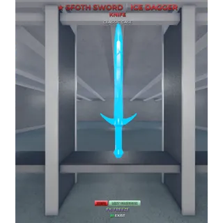 Ice Dagger Sfoth Sword Sniper Duels