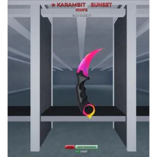 MC Sunset Karambit - Sniper Duels