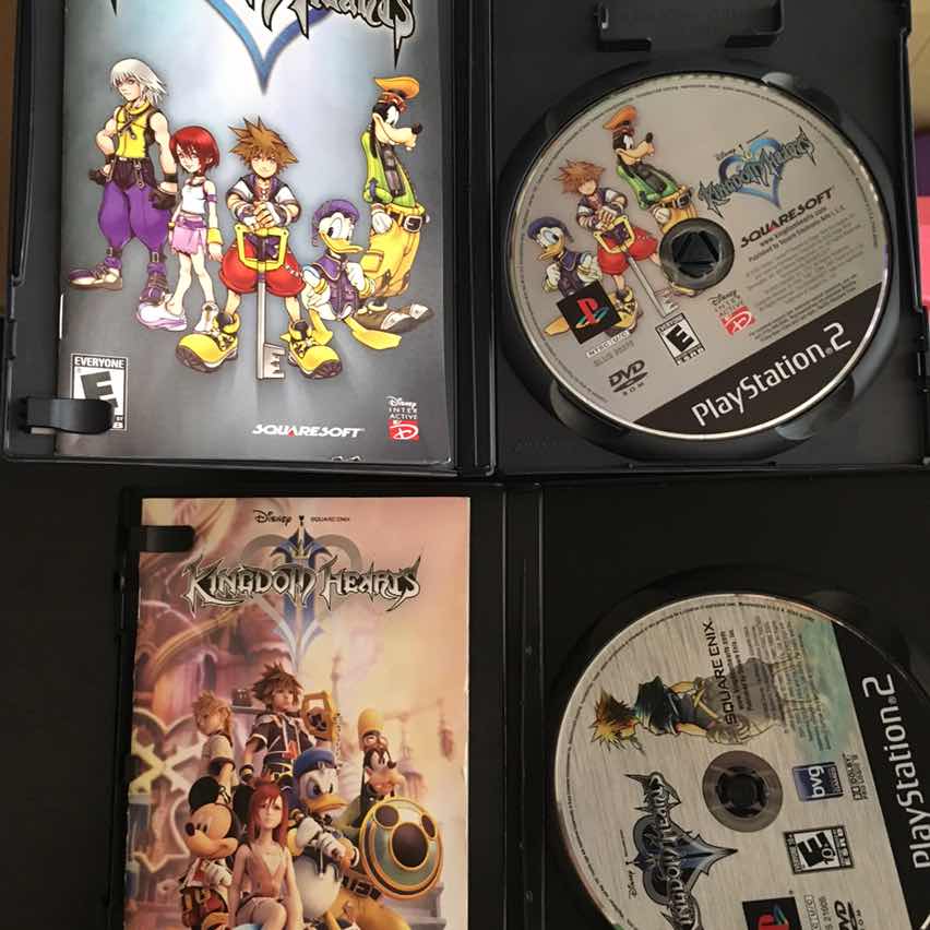 PS2 Kingdom Hearts 1 (PlayStation 2) Greatest Hits Game LN Disc & Case