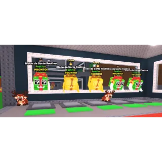 5x festive lucky block