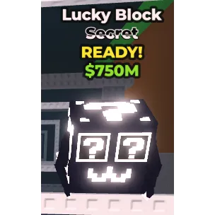 1x lucky block secrect  (stock burning)