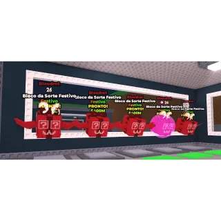 5x festive lucky block