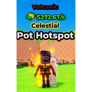 1x Pot hotspot volcanic kick a lucky block