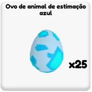 25x blue egg