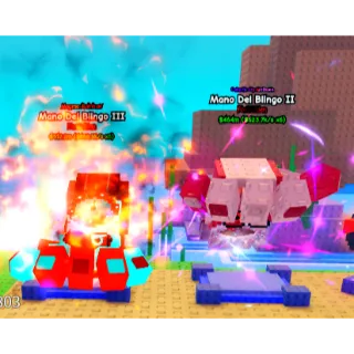 2x Mano Dell Blingo 688.5k\s - 623.7k\s Plants vs Brainrots