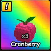 3x Cranberry 