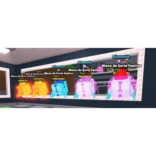 5x festive lucky block