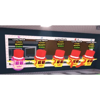 5x admin lucky block