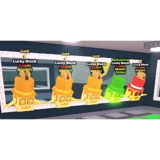 5x admin lucky block