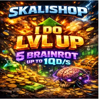 I increase the level of your Brainrot x5 by up to 1 qd/s.