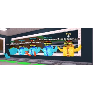 5x festive lucky block