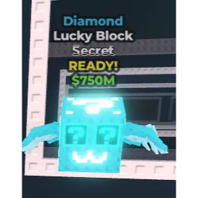 1x lucky block secrect diamond