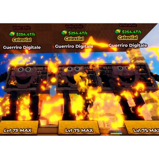 Kick A Lucky Block 🌋3x Volcanic gueriro digitale Celestial | 254.4 T/s