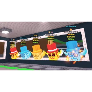 5x admin lucky block