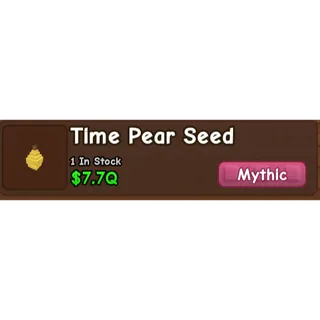2x Time Pear Seed/ Grow it RNG
