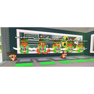 5x festive lucky block