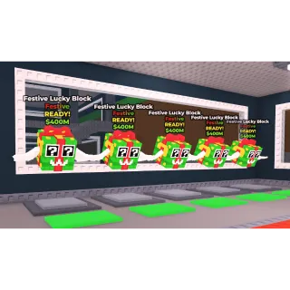 5x festive lucky block