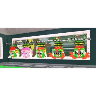 5x festive lucky block