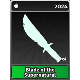 Blade of the supernatural - STK