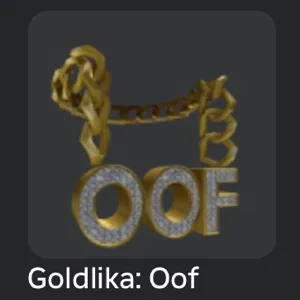 Goldlika: Oof Necklace Toy code