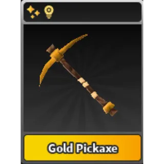 Gold pickaxe - STK
