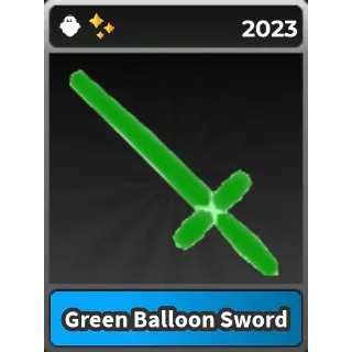 Green balloon - STK