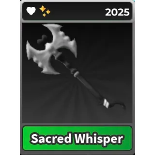 Sacred Whisper - STK