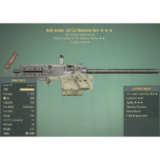 AAE +1A .50 Cal Machine Gun