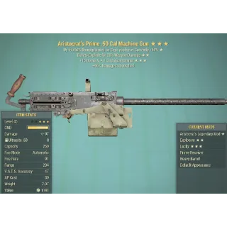 ARIE 15V .50 Cal Machine Gun